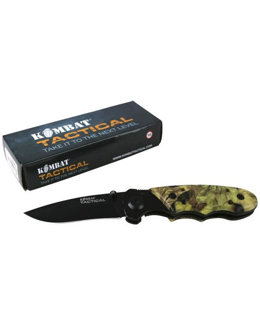 Kombat Camo Mini Lock Knife By Kombat UK