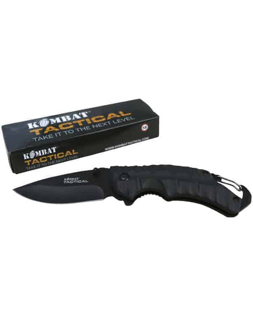 Kombat UK Elite / Gator Lock Knife (Black / Coyote) Black By Kombat UK