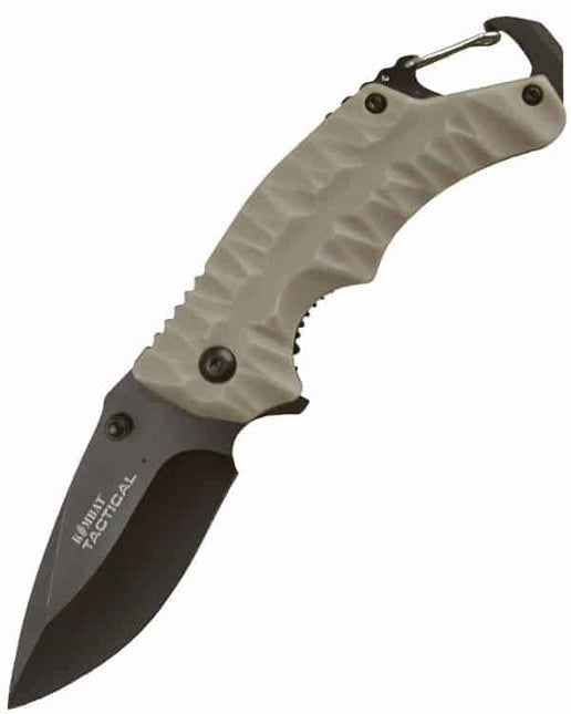 Kombat UK Elite / Gator Lock Knife (Black / Coyote) By Kombat UK