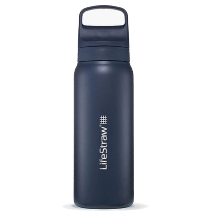 lifestraw GO Renew Series Stainless Steel Water Bottle (Various Colours) Aegean Sea By LifeStraw