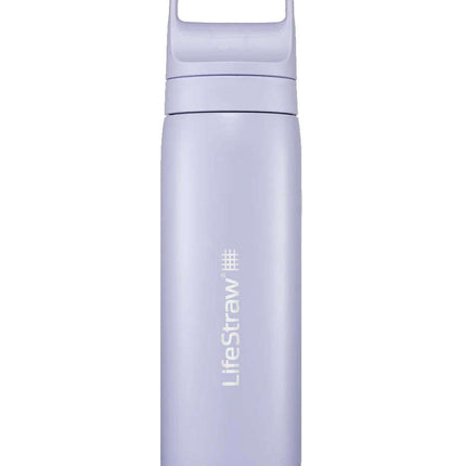 lifestraw GO Renew Series Stainless Steel Water Bottle (Various Colours) Thistle Purple By LifeStraw