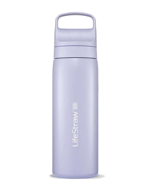 lifestraw GO Renew Series Stainless Steel Water Bottle (Various Colours) Thistle Purple By LifeStraw