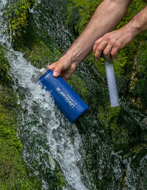 Lifestraw Go Stainless Steel 700ml Filter Water Bottle (Various Colours) By LifeStraw