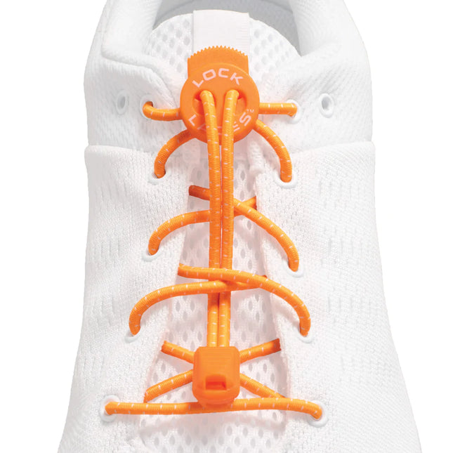 Lock Laces 48" Shoelaces (Various Colours) Orange By Lock Laces