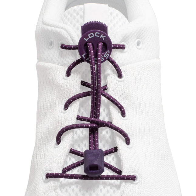 Lock Laces 48" Shoelaces (Various Colours) Purple By Lock Laces