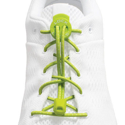 Lock Laces 48" Shoelaces (Various Colours) Sour Green Apple By Lock Laces