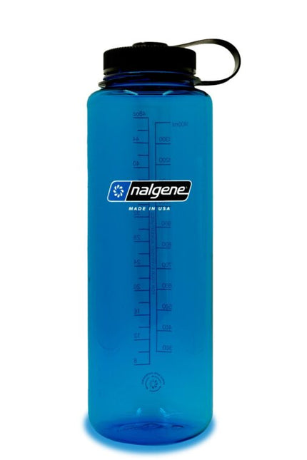 Nalgene 48oz / 1.5L Wide Mouth Sustain Silo Bottle Blue By Nalgene