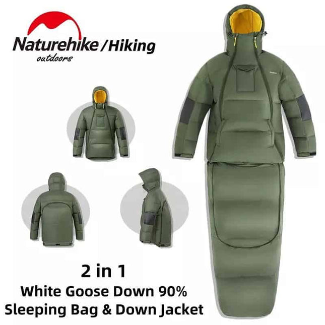 Naturehike 2 in 1 Sleeping Bag and Down Jacket By NatureHike