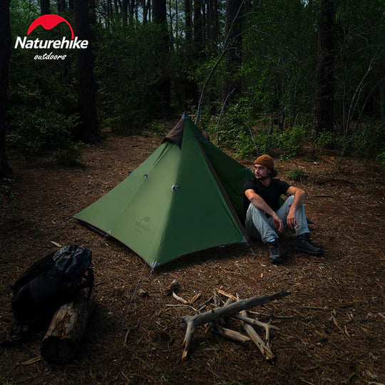 Naturehike Spire Hiking 1 Person Ultralight Camping Tent Green Full Kit By NatureHike