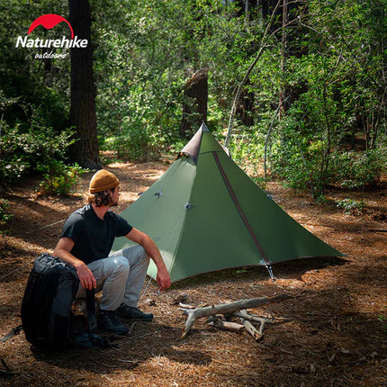 Naturehike Spire Hiking 1 Person Ultralight Camping Tent Green Full Kit By NatureHike