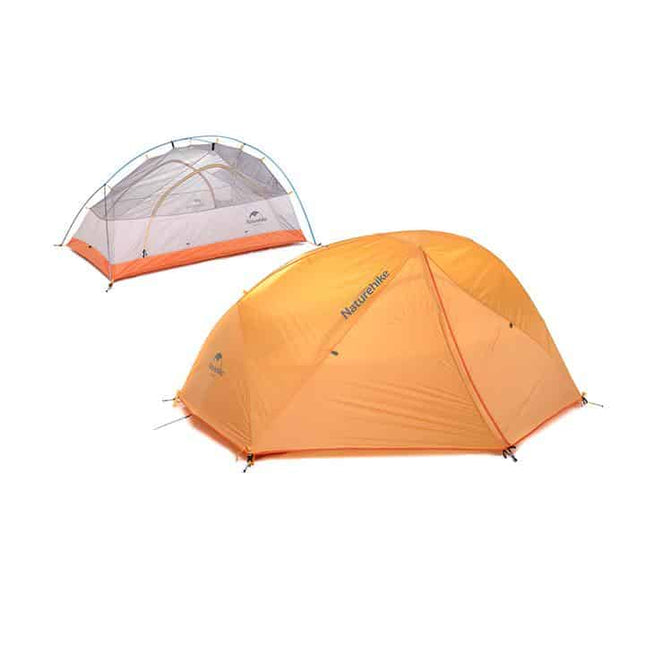 Naturehike Star-River 210T Orange Inc Mat By NatureHike