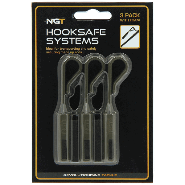 NGT Hooksafe Systems - 3 Pack in Green By NGT