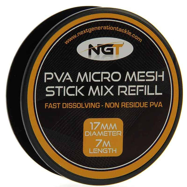 NGT PVA Mesh Tube Refill 7M Narrow or Wide By NGT