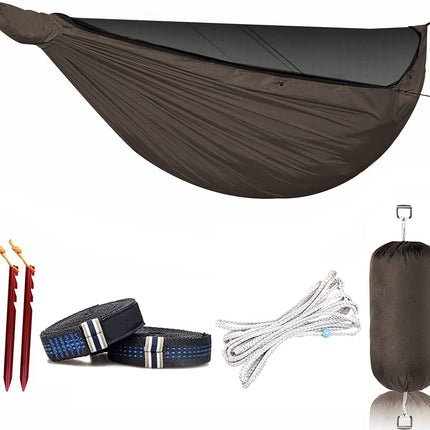 Onewind Temptest Zipper Hammock 11ft (Green or Brown) Brown By Onewind Outdoors