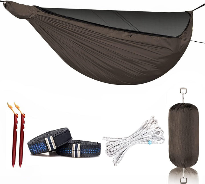 Onewind Temptest Zipper Hammock 11ft (Green or Brown) Brown By Onewind Outdoors