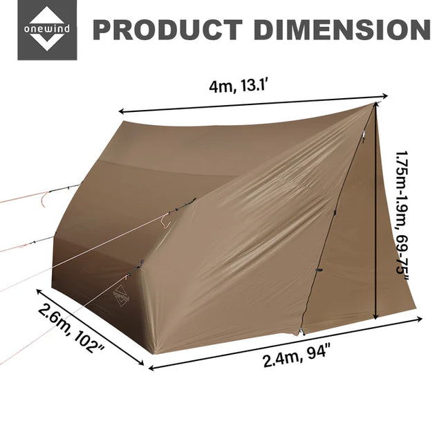 Blackthorn Ultralight Onewind Tarp Tent By Onewind Outdoors