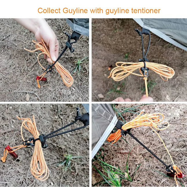 Onewind Guy Line Lock Tensioners And Tent Guyline Collection Systems - 10PCS By Onewind Outdoors