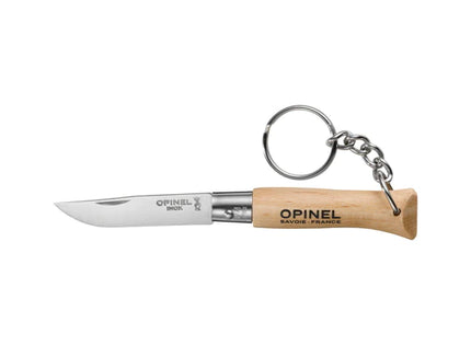 Opinel No.4 Classic Originals Non Locking Stainless Steel Keyring Knife By Opinel knives