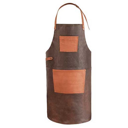 Petromax Buff Leather Apron with neck strap By PetroMax