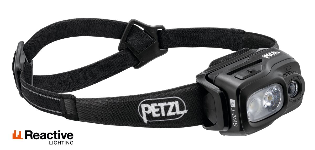 Petzl SWIFT® RL Headlamp (Various Colours) 1100 Lumens Updated Version Black By Petzl