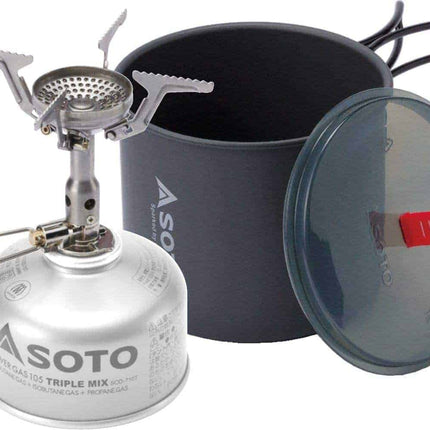 Soto New River Pot + Amicus without Igniter By Soto Outdoors