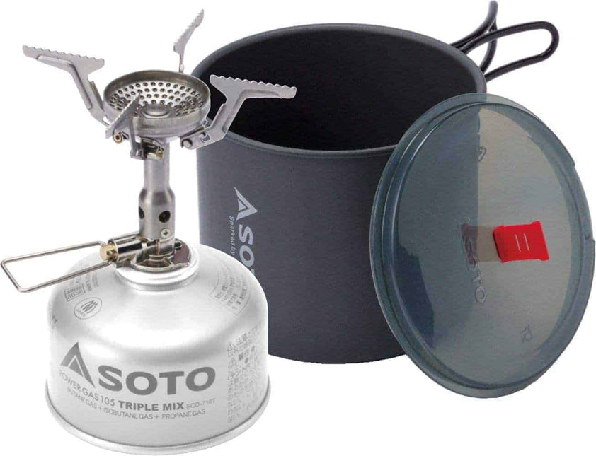 Soto New River Pot + Amicus without Igniter By Soto Outdoors