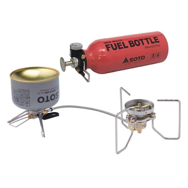 Soto Stormbreaker Multi Fuel Stove With Fuel Bottle By Soto Outdoors