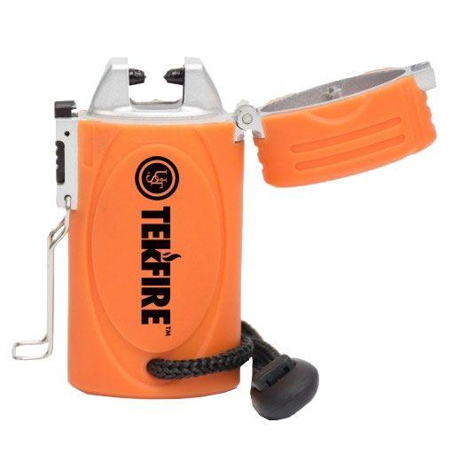 UST TekFire LED Fuel-Free Lighter, Orange By UST Gear