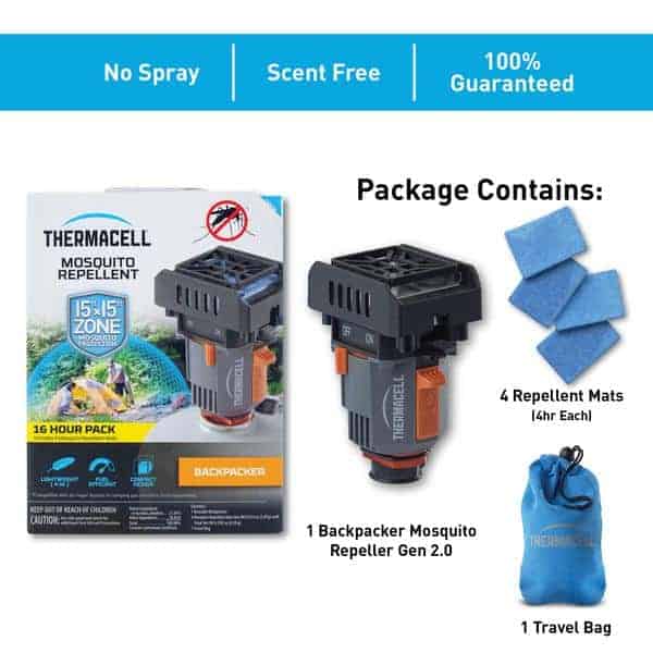 Thermacell Backpacker Mosquito Repeller By THERMACELL