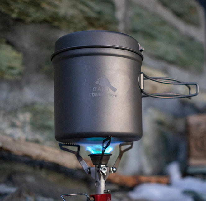 Toaks Titanium Pot with Pan ( 1100ML or 1300ML) By Toaks Outdoors