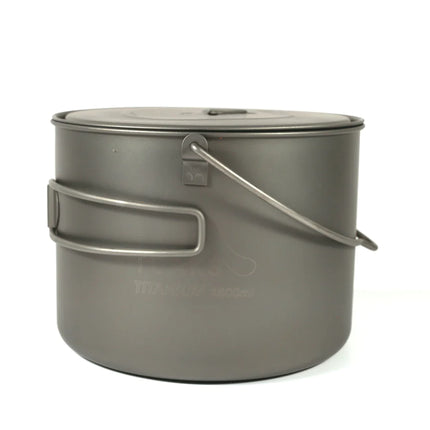 Toaks Titanium Pot with Bail Handle (Various Size) 1600ML By Toaks Outdoors