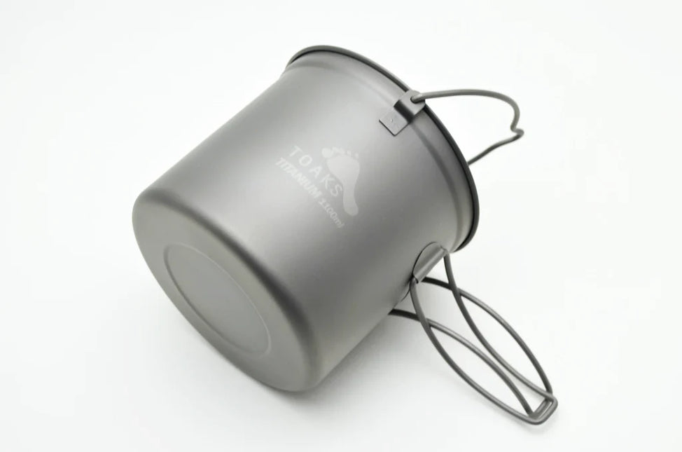 Toaks Titanium Pot with Bail Handle (Various Size) By Toaks Outdoors