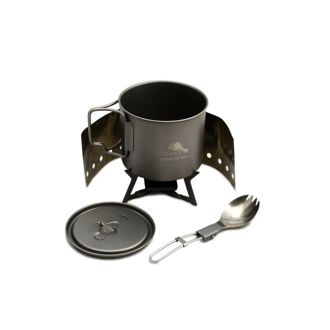 Toaks Titanium Solid Fuel Cook Set By Toaks Outdoors