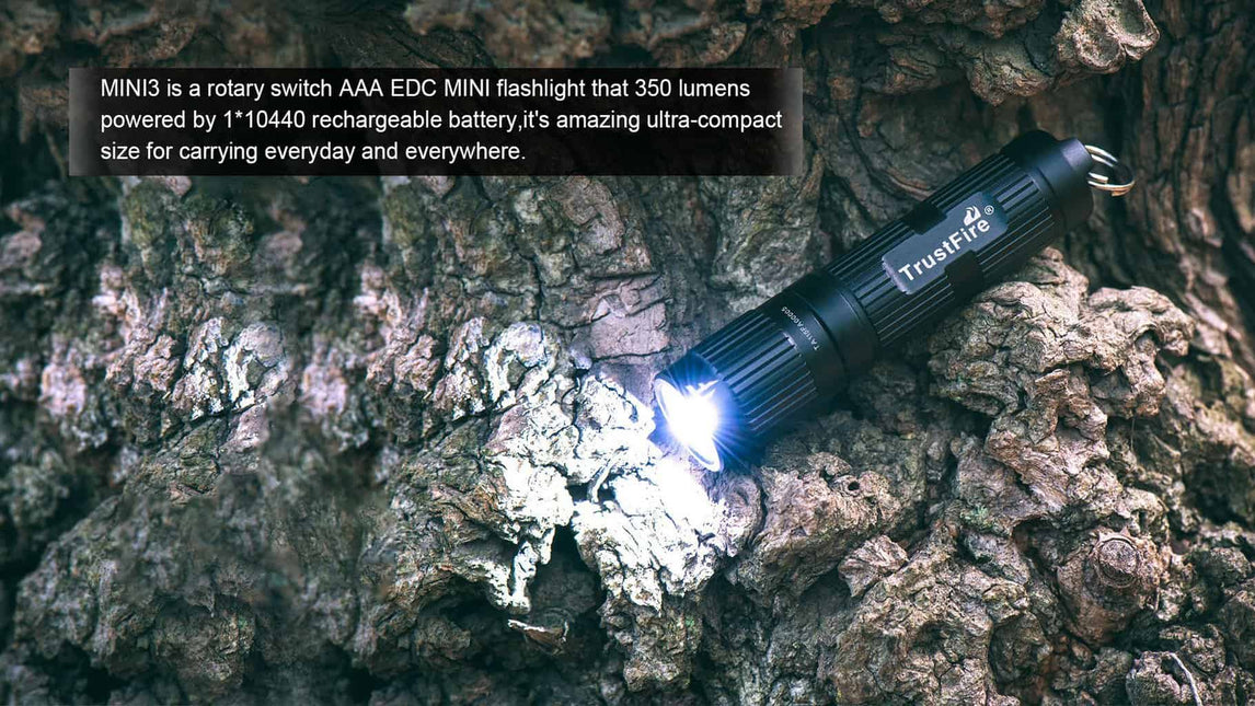 TrustFire MINI3 EDC Flashlight 350 Lumens By Trust Fire