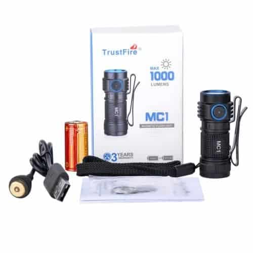 Trust Fire MC1 Rechargeable EDC Mini Flashlight By Trust Fire