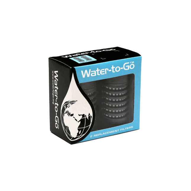 Water To Go Replacement Filters for 75cl bottle - Twin Pack By Water to Go