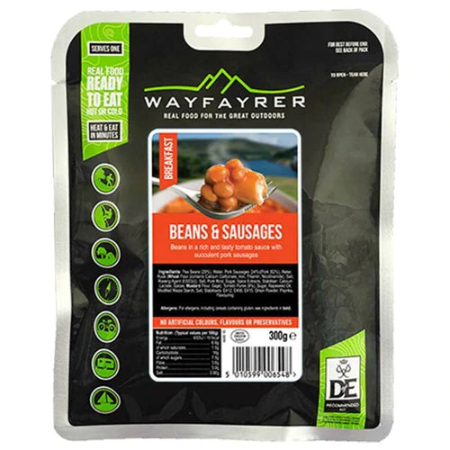 Wayfayrer Beans & Sausage 300g By Wayfayrer Meals