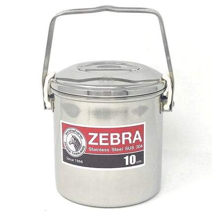 Zebra Stainless Steel Billy Can with handle (Various Sizes) 10cm By Zebra Head